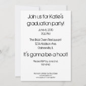 Uitnodigingen voor 'Thuis in een gat' (Achterkant)