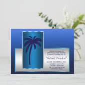 Uitnodigingen voor Tropical Beach Prom (Staand voorkant)