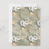 Uitnodigingen voor Tropisch Oerwoud Giraffe Baby S (Achterkant)