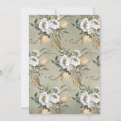 Uitnodigingen voor Tropisch Oerwoud Giraffe Baby S (Achterkant)