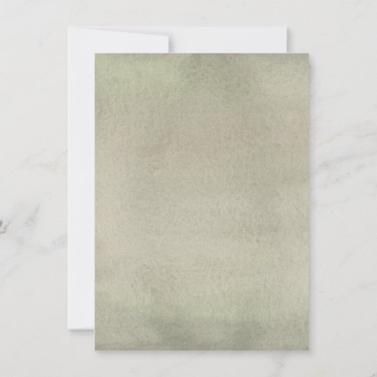 Uitnodigingen voor Tropisch Oerwoud Giraffe Wedden (Achterkant)