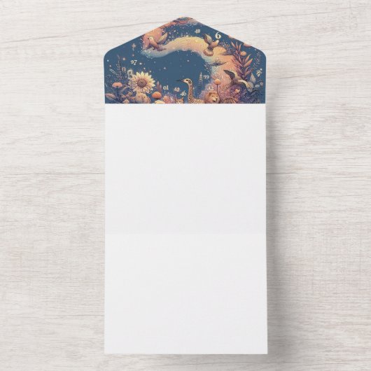 Uitnodigingen voor trouwfeesten en evenementen | E (Binnen)