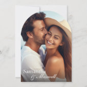 Uitnodigingen voor trouwfoto's (Achterkant)