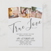 Uitnodigingen voor True Love ENGAGEMENT Feestelijk (Voorkant)