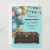 Uitnodigingen voor trunkparty (Voorkant)