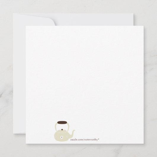 Uitnodigingen voor tuinthee-partij (Achterkant)