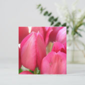 Uitnodigingen voor Tulp Bulbs (Staand voorkant)