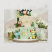 uitnodigingen voor tweeling 1e verjaardag (Achterkant)