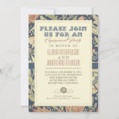 Uitnodigingen voor  typografie van de verlovingsgr (Achterkant)