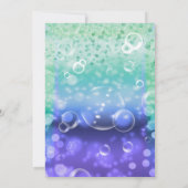 Uitnodigingen voor Under The Sea Tropisch Oceaanth (Achterkant)