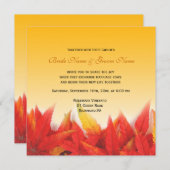 Uitnodigingen voor  valbruiloft (Voorkant / Achterkant)