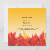 Uitnodigingen voor  valbruiloft (Achterkant)