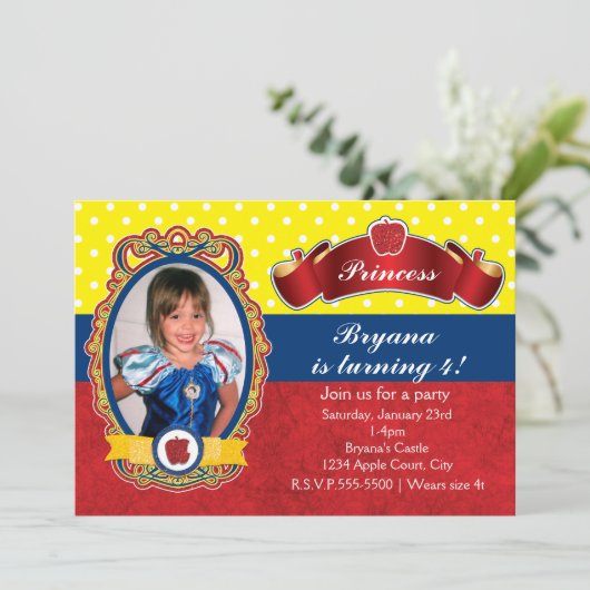 Uitnodigingen voor verjaardagsfeestje van Apple Pr (Staand voorkant)