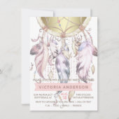 Uitnodigingen voor verjaardagsfeestje van Dream Ca (Voorkant)