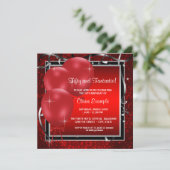 Uitnodigingen voor verjaardagsfeestje voor vrouwen (Staand voorkant)