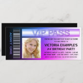 Uitnodigingen voor verjaardagsfeestjes (Voorkant / Achterkant)