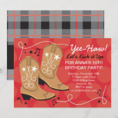 Uitnodigingen voor verjaardagsfeestjes (Voorkant / Achterkant)