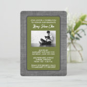 Uitnodigingen voor verjaardagsfeestjes afstuderen (Staand voorkant)