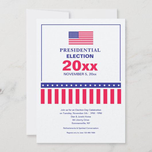 Uitnodigingen voor verkiezingen 2 (Voorkant)