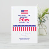 Uitnodigingen voor verkiezingen 2 (Staand voorkant)