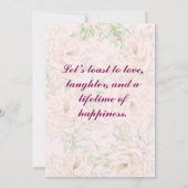 Uitnodigingen voor verloving (Achterkant)