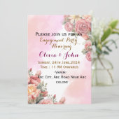 Uitnodigingen voor verloving (Staand voorkant)