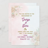 Uitnodigingen voor verloving (Voorkant / Achterkant)