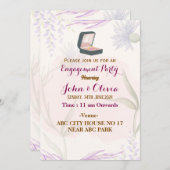 Uitnodigingen voor verloving (Voorkant / Achterkant)