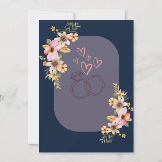 Uitnodigingen voor verloving (Achterkant)