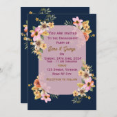 Uitnodigingen voor verloving (Voorkant / Achterkant)