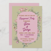 Uitnodigingen voor verloving (Voorkant / Achterkant)