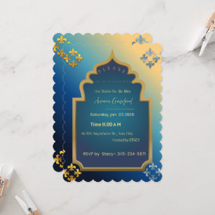 Uitnodigingen voor verlovingsfeest Henna / Mehndi