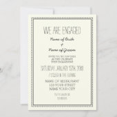 uitnodigingen voor verlovingsfeesten (Voorkant)