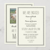 uitnodigingen voor verlovingsfeesten (Voorkant / Achterkant)