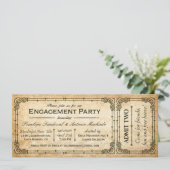 Uitnodigingen voor  verlovingsfeesten II (Staand voorkant)