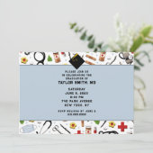 Uitnodigingen voor verpleegkundige graad (Staand voorkant)