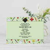 Uitnodigingen voor verpleegkundige graad (Staand voorkant)