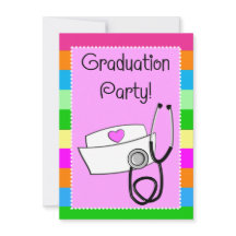 Uitnodigingen voor verpleegkundige Graduatie Brigh