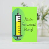 Uitnodigingen voor verpleegkundige PARTIJ Ruitende (Staand voorkant)