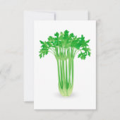 Uitnodigingen voor verse selderij (Voorkant)