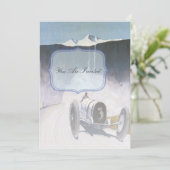 Uitnodigingen voor Vintage Raceauto's (Staand voorkant)