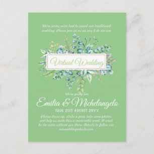 Uitnodigingen voor virtuele trouwvideochat livestr