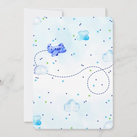 Uitnodigingen voor vliegtuigen (Achterkant)