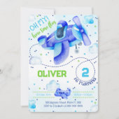 Uitnodigingen voor vliegtuigen (Voorkant)