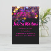 Uitnodigingen voor vrijgezellenfeest (Staand voorkant)