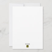 Uitnodigingen voor vrijgezellenfeest (Achterkant)