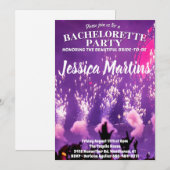 Uitnodigingen voor vrijgezellenfeest (Voorkant / Achterkant)