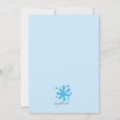 Uitnodigingen voor waterpistool-feestje (Achterkant)