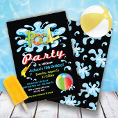 Uitnodigingen voor waterspatten