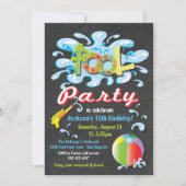 Uitnodigingen voor waterspatten (Voorkant)